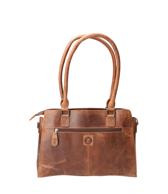chique leren handtas & schoudertas hunter- leer Leather Design