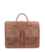 stoere en grote leren laptoptas / dokterstas 15.6 inch