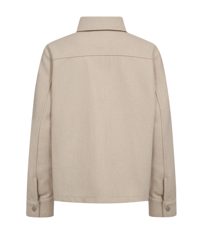 zachte bomber jacket met knopen "Anna" - OVERSIZE