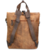 leren rolltop rugzak / laptoptas groot hipster serie canvas 15.6 inch