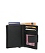 leren portemonnee met drukknop en kaarthouder Leather Design