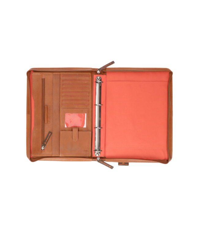 leren schrijfmap "The Notes" A4