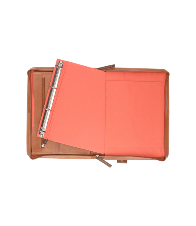 leren schrijfmap "The Notes" A4