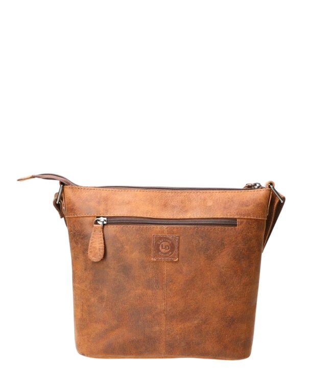 chique leren schoudertas dames hunter- leer Leather Design