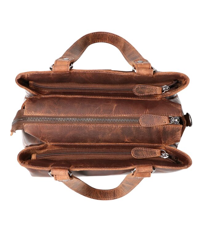 leren schouder- hand tas dames hunter- leer Leather Design