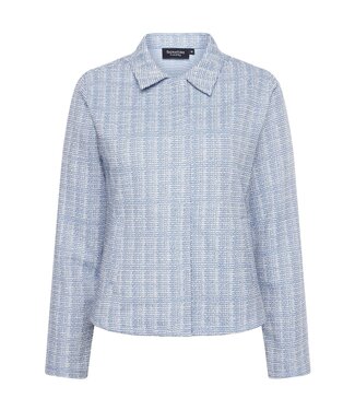 Signature chique dames jasje gemeleerd blauw