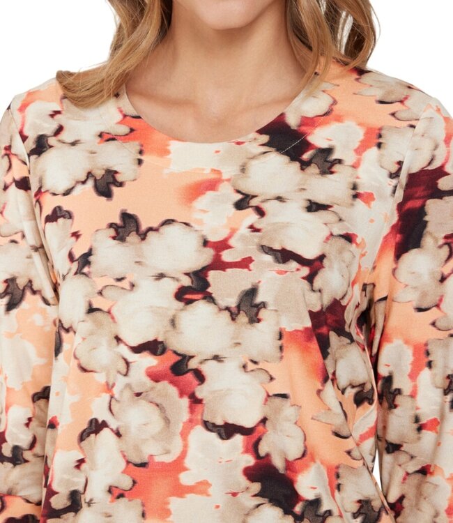 dames blouson shirt "puzzle" orange