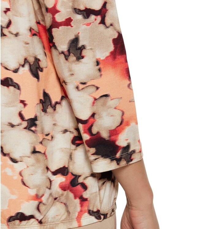 dames blouson shirt "puzzle" orange