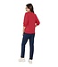 effen dames pullover pof- mouwtje rood Jensen