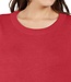 effen dames pullover pof- mouwtje rood Jensen