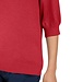 effen dames pullover pof- mouwtje rood Jensen