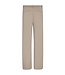 stretch broek met rechte pijp taupe