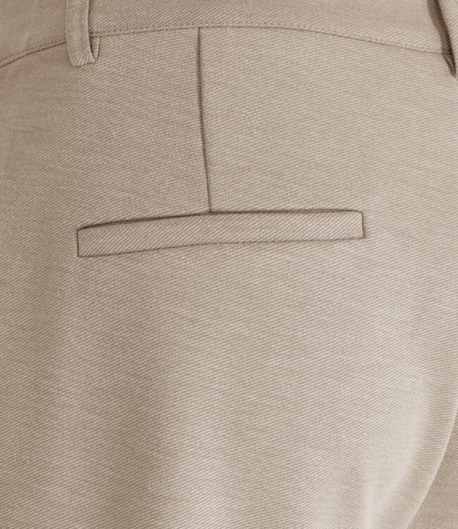 stretch broek met rechte pijp "Nanni" taupe FreeQuent