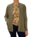 dames t-shirt paint-print groen Jensen