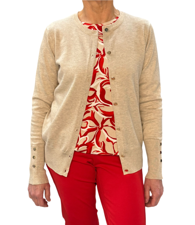 dames blouson bloemen rood Sunday