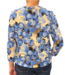 dames blouson shirt "puzzle" blauw Signature