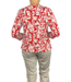 dames blouson bloemen rood Sunday