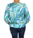 blouson fantasyprint blauw- groen