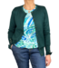 blouson fantasyprint blauw- groen