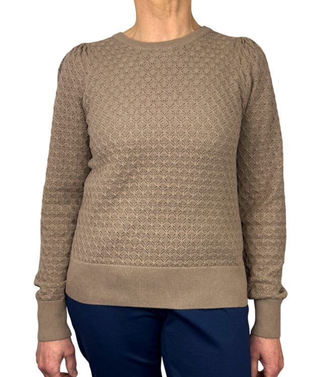 dames pullover pointelle "Dodo" FreeQuent