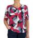 blouson met print grijs- rood