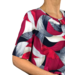 blouson met print grijs- rood