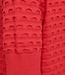 dames pullover structuur en korte mouw Dodo rood