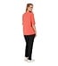 chique dames t-shirt met pareltjes meloen
