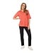 chique dames t-shirt met pareltjes meloen