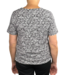 blouson cirkel patroon zwart- wit