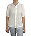 dames blouse met knopen en structuur "Trina" offwhite