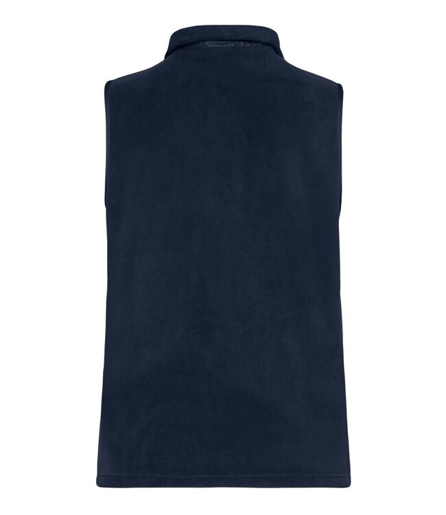 fleece gilet dames met ritssluiting marine