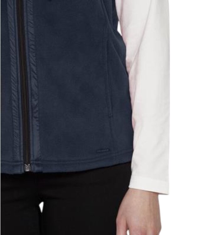 fleece gilet dames met ritssluiting marine