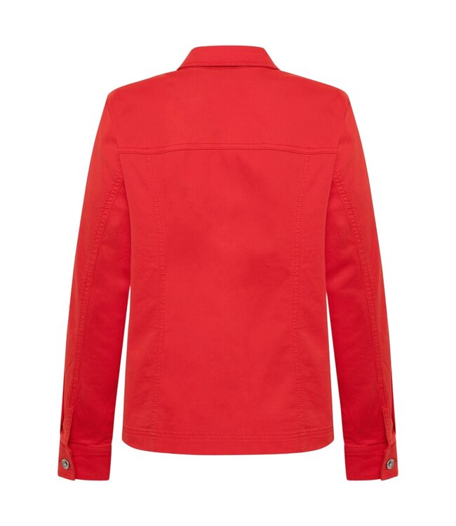 spijker jasje met knopen rood