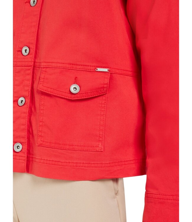 spijker jasje met knopen rood