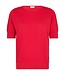 dames pullover kote mouw nopjes "Dottie" rood