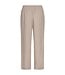 linnen broek dames "Lava" sand - ENKELLENGTE