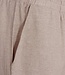 linnen broek dames "Lava" beige - ENKELLENGTE
