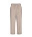 linnen broek dames "Lava" beige - ENKELLENGTE