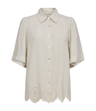 FreeQuent dames blouse linnen "Linus" beige