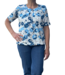 blouson blauwe bloemetjes