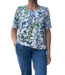 blouson kleine bloemetjes groen