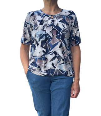 BLAUW blouson "scope" blauw
