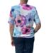 blouson grote bloemen roze