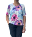 blouson grote bloemen roze