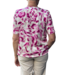 dames blouson shirt wipe-print beige-roze