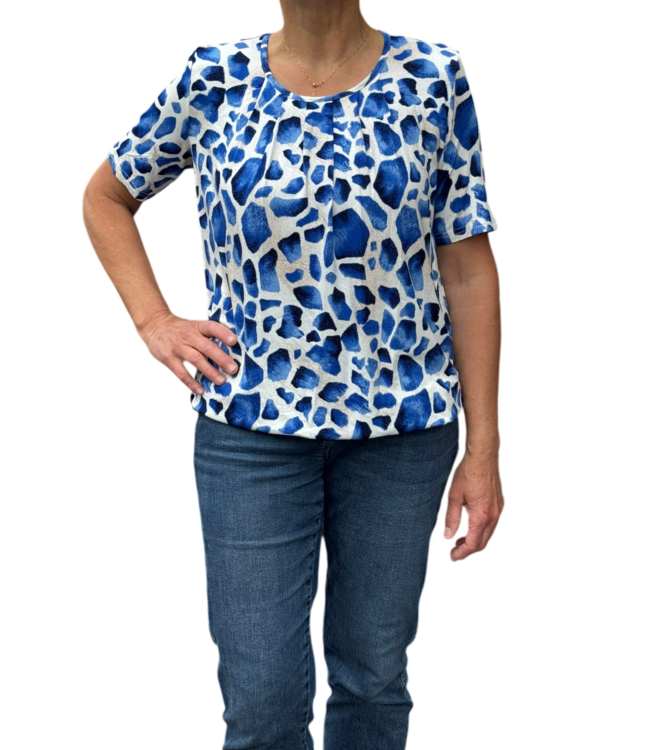 blouson cheetah blauw