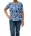 blouson cheetah blauw