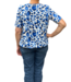 blouson cheetah blauw