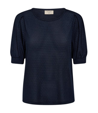 FreeQuent dames t- shirt "mesh" Blondy marine